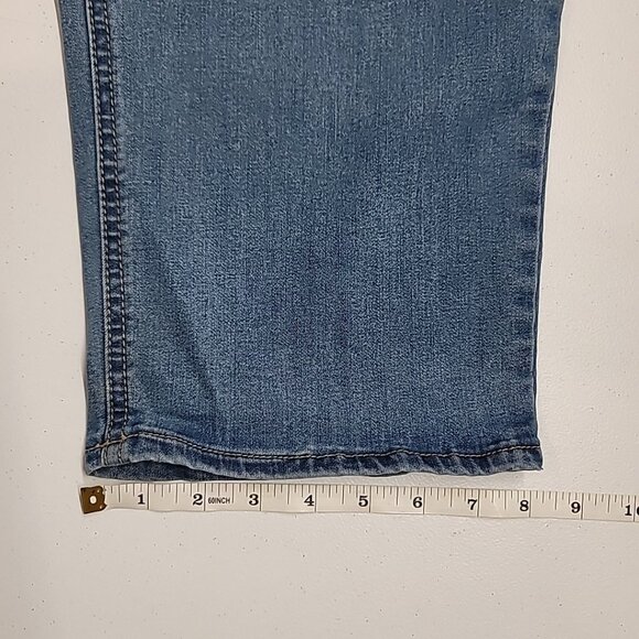 Terra & Sky Straight Leg Denim Jeans Womens Plus Size 22W Blue High Rise TS Core - Picture 14 of 14